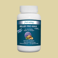Relief Pro Max - Pain and Inflammation Relief - Naturally! With CBD (120 Capsules) Full Case