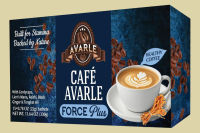 Café Avarle Force plus Coffee w/Black Ginger, Tongkat Ali - 15 pks - Full Case
